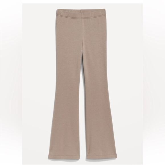 Old Navy chocolate malted High-Waisted Fleece-Lined Fashion Flare Leggings - Picture 5 of 14